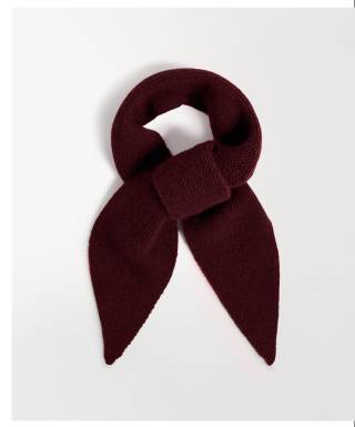 Cashmere Neckerchief in Oxblood