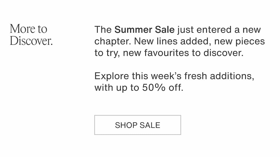 Shop Sale