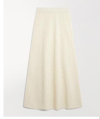 Paper Yarn Knit Skirt