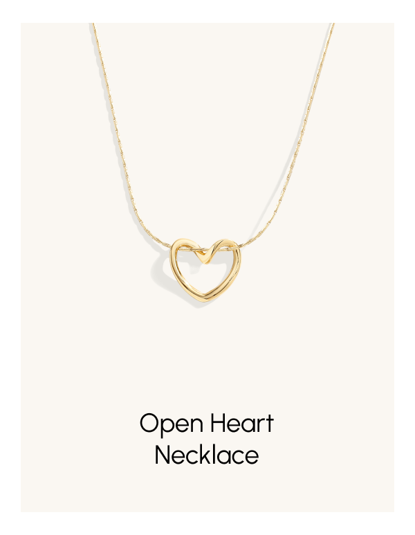 Open Heart Necklace