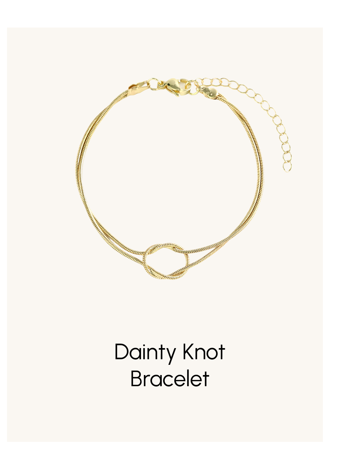 Dainty Knot Bracelet