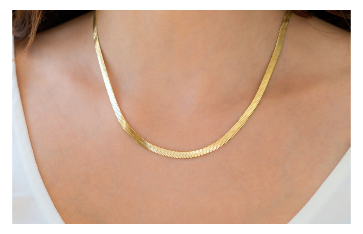 Herringbone Chain Necklace