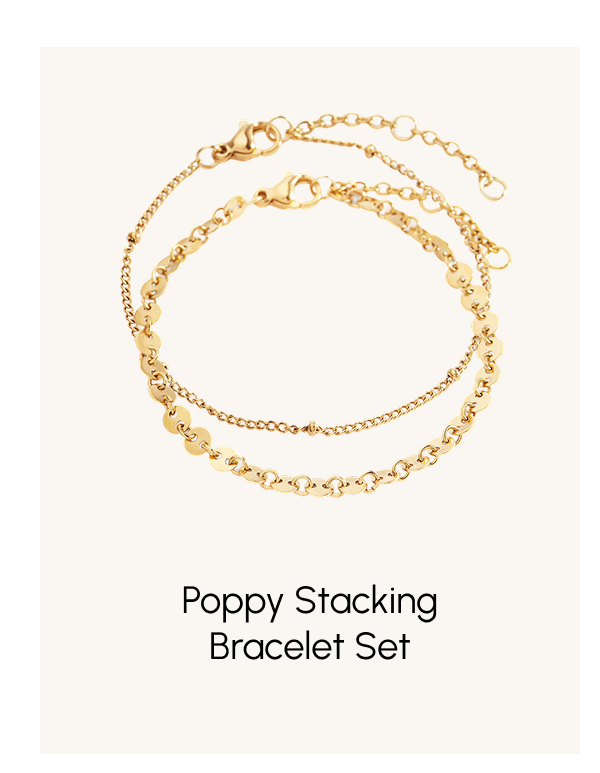 Poppy Stacking Bracelet Set
