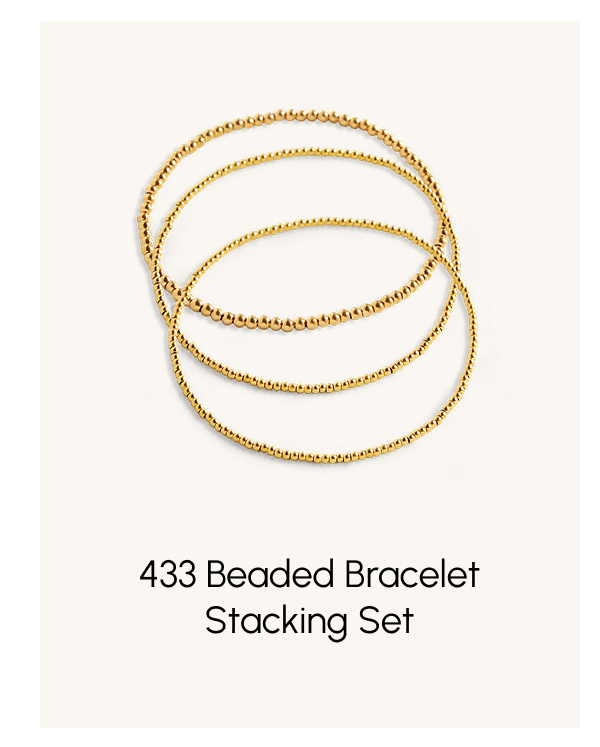 433 Beaded Bracelet Stacking Set