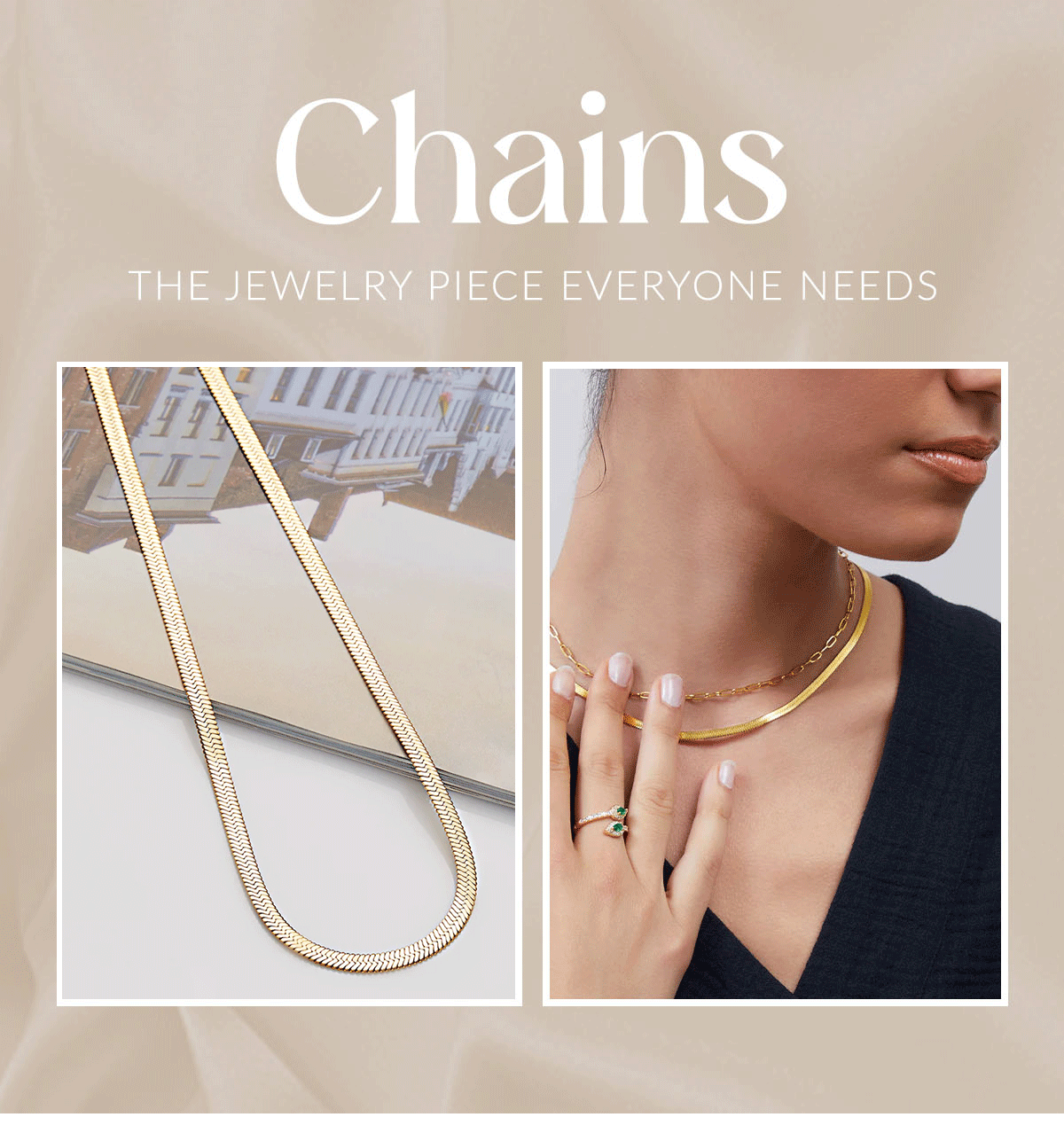 Chains on Chains on Chains Mint & Lily