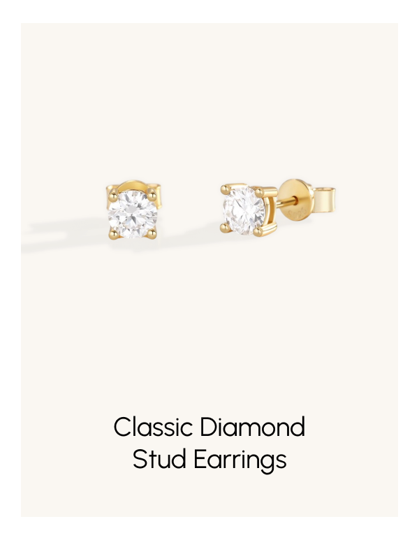 Classic Diamond Stud Earrings