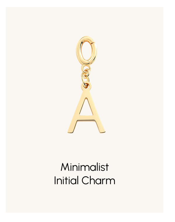 Minimalist Initial Charm