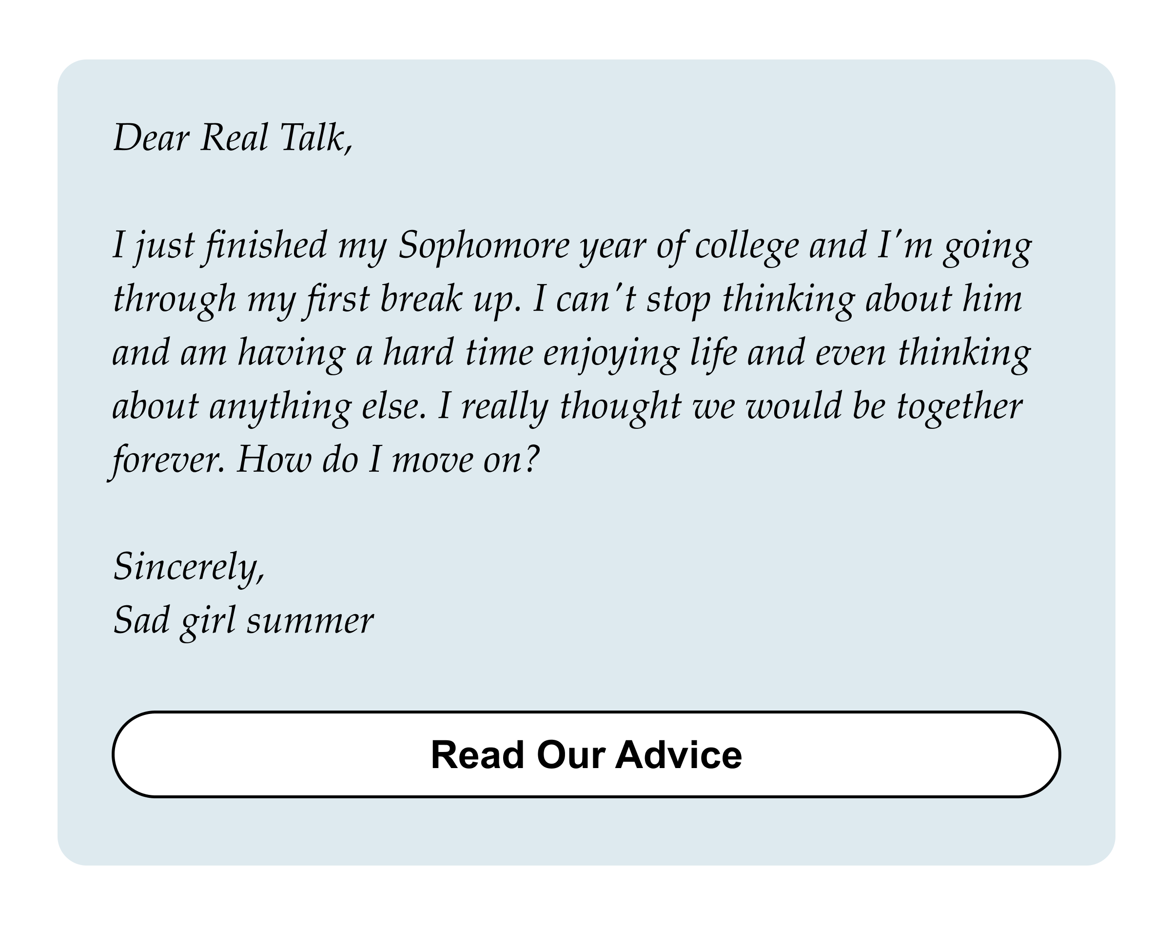 Real Advice with Real Talk