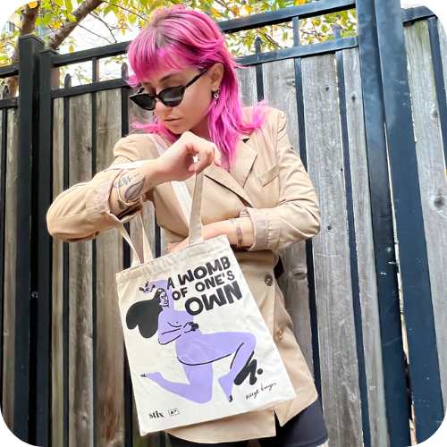 Womb of ones own tote