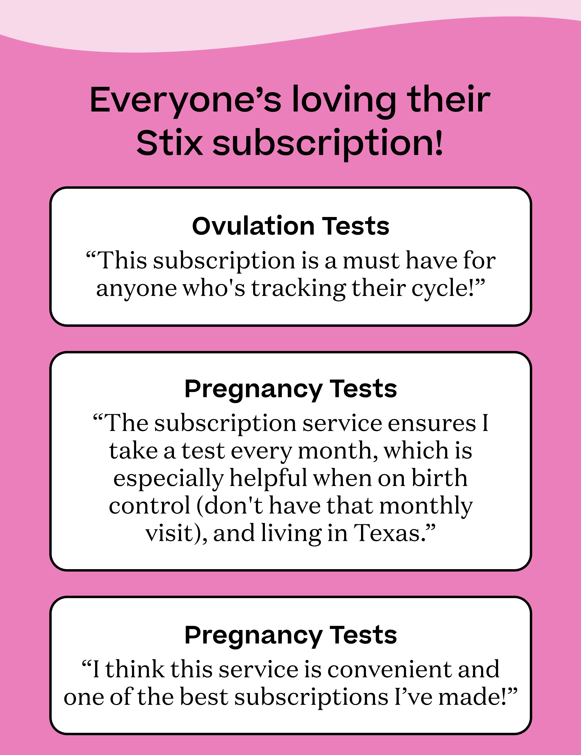 Our biggest subscription sale EVER! Stix