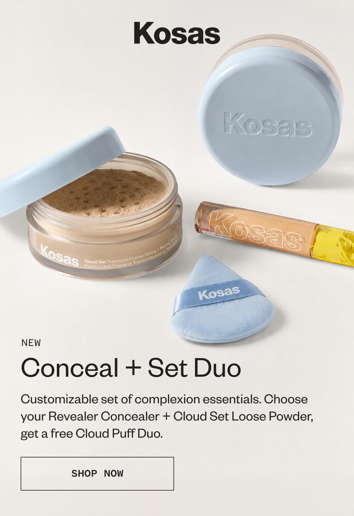 NEW Conceal + Set Duo | Customizable set of complexion essentials.