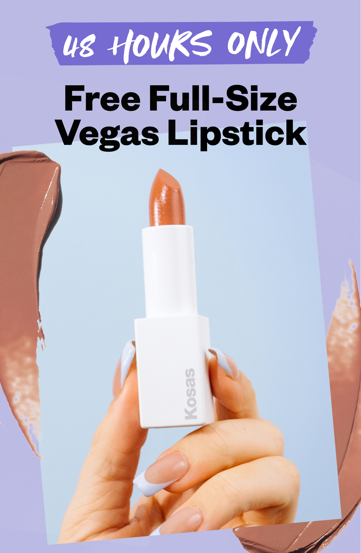 Free Vegas Lipstick, 48 hours only💄⏰ Kosas