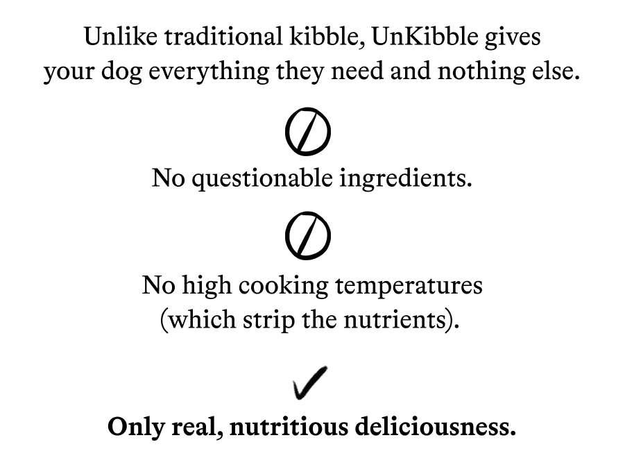 Kibble’s not cutting it 🐶 Spot & Tango