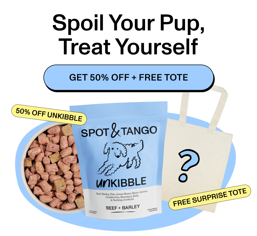 Spoil Yourself, Treat Your Pup! Get 50% Off + FREE TOTE
