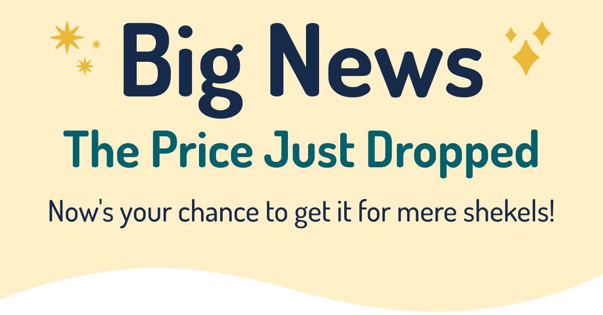 Big News The Price Just Dropped