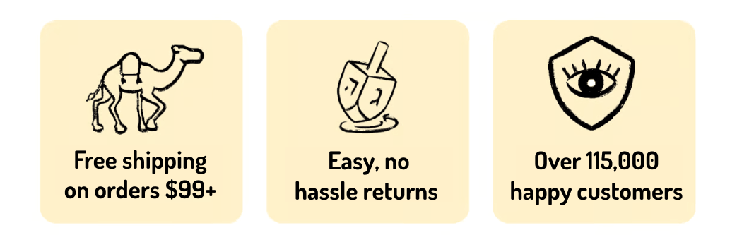 Free Shipping On Orders $75+ No Hassle Easy Returns 115k+ Happy Customers