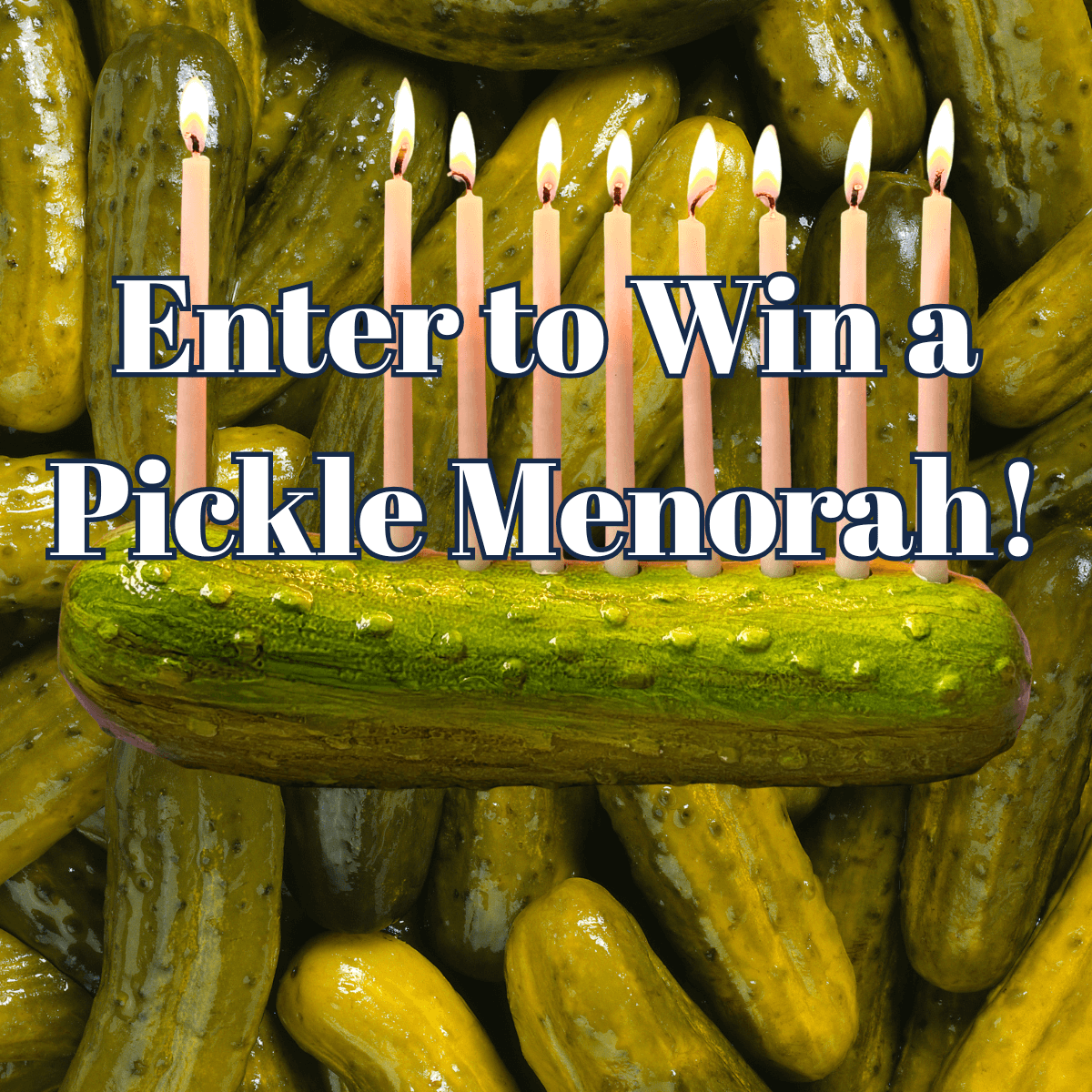 pickle menorah