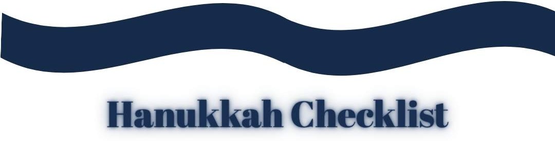 Hanukkah Checklist