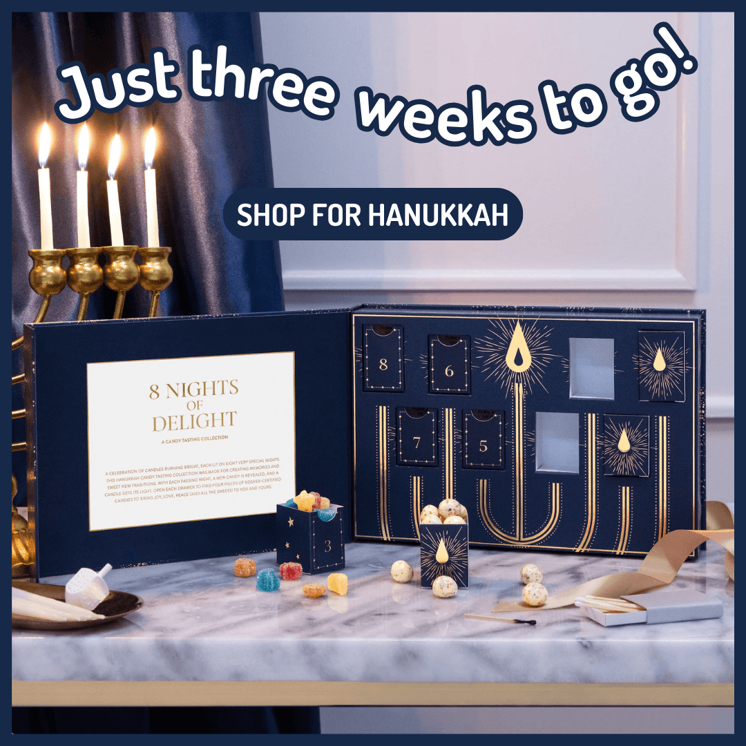 Hanukkah is in three weeks!