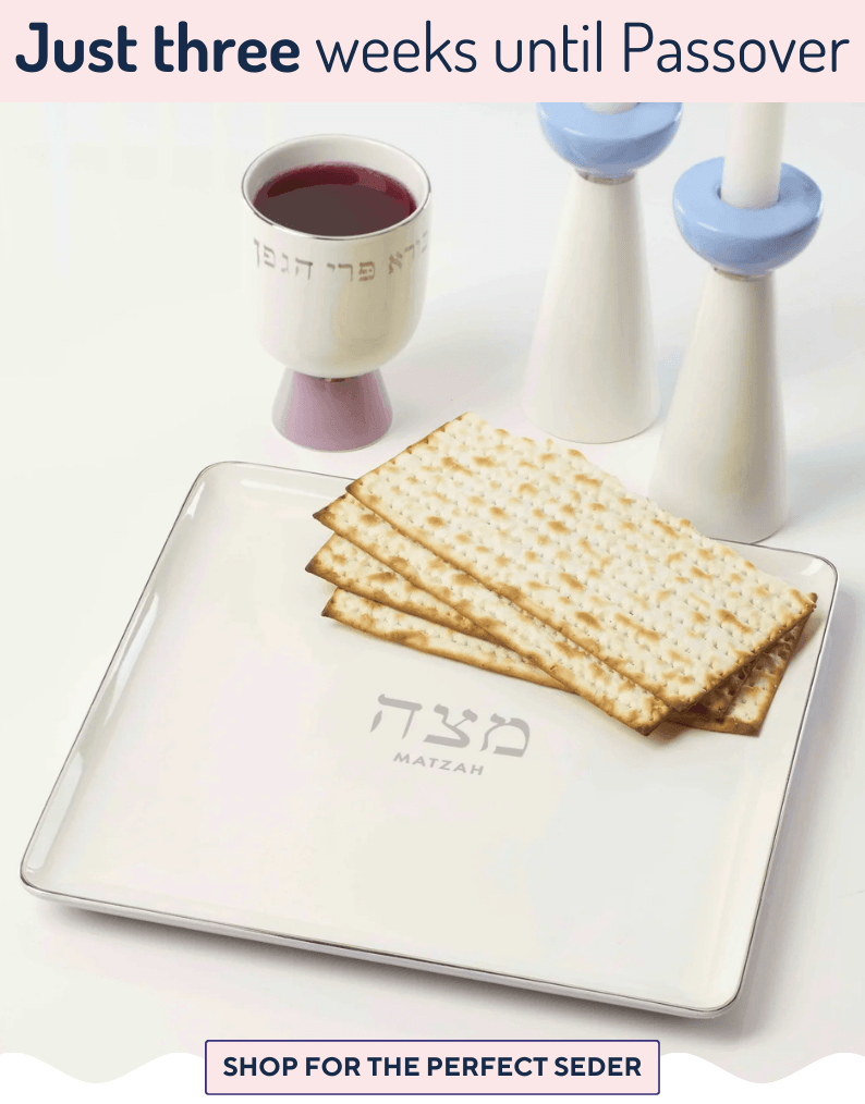 Passover is in 3 weeks