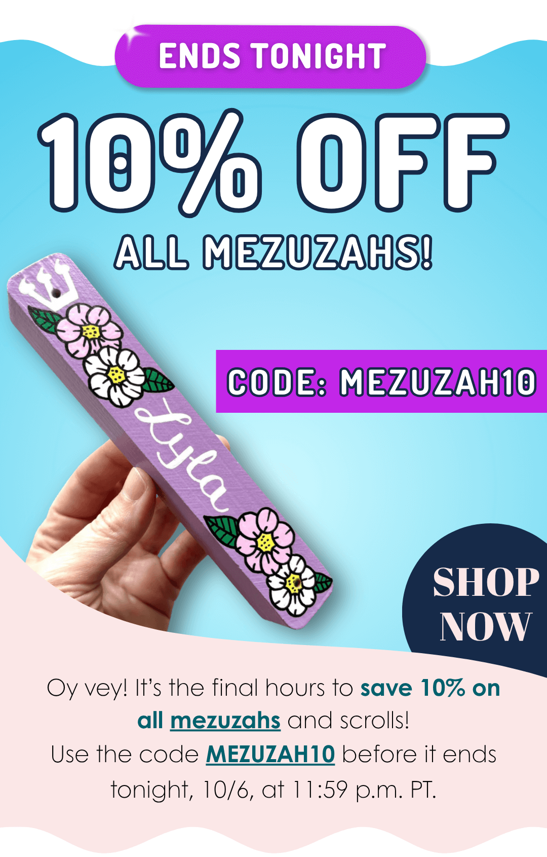 Mezuzah Sale. 