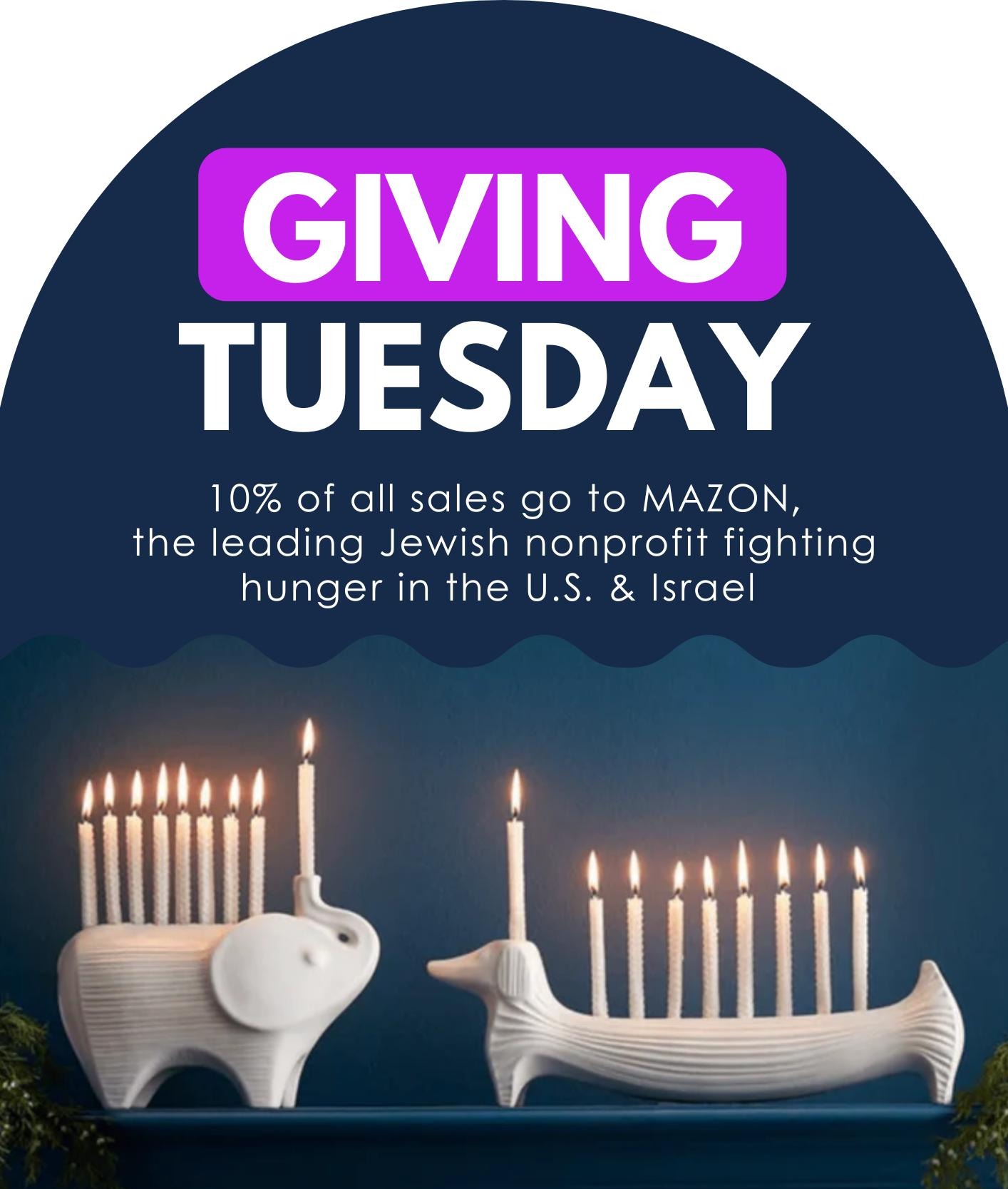 10% of all sales are donated to MAZON today