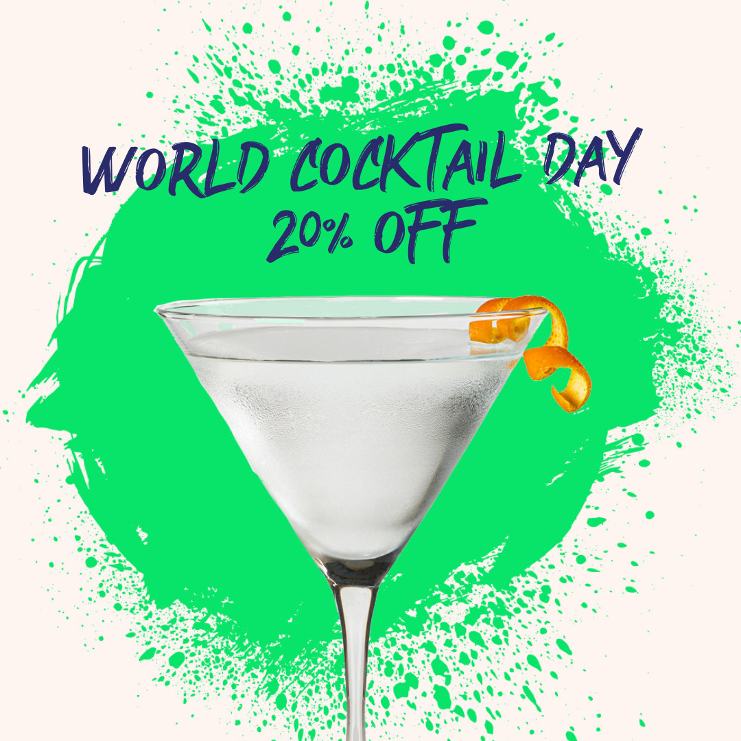 20 OFF Celebrate World Cocktail Day🍸 CleanCo