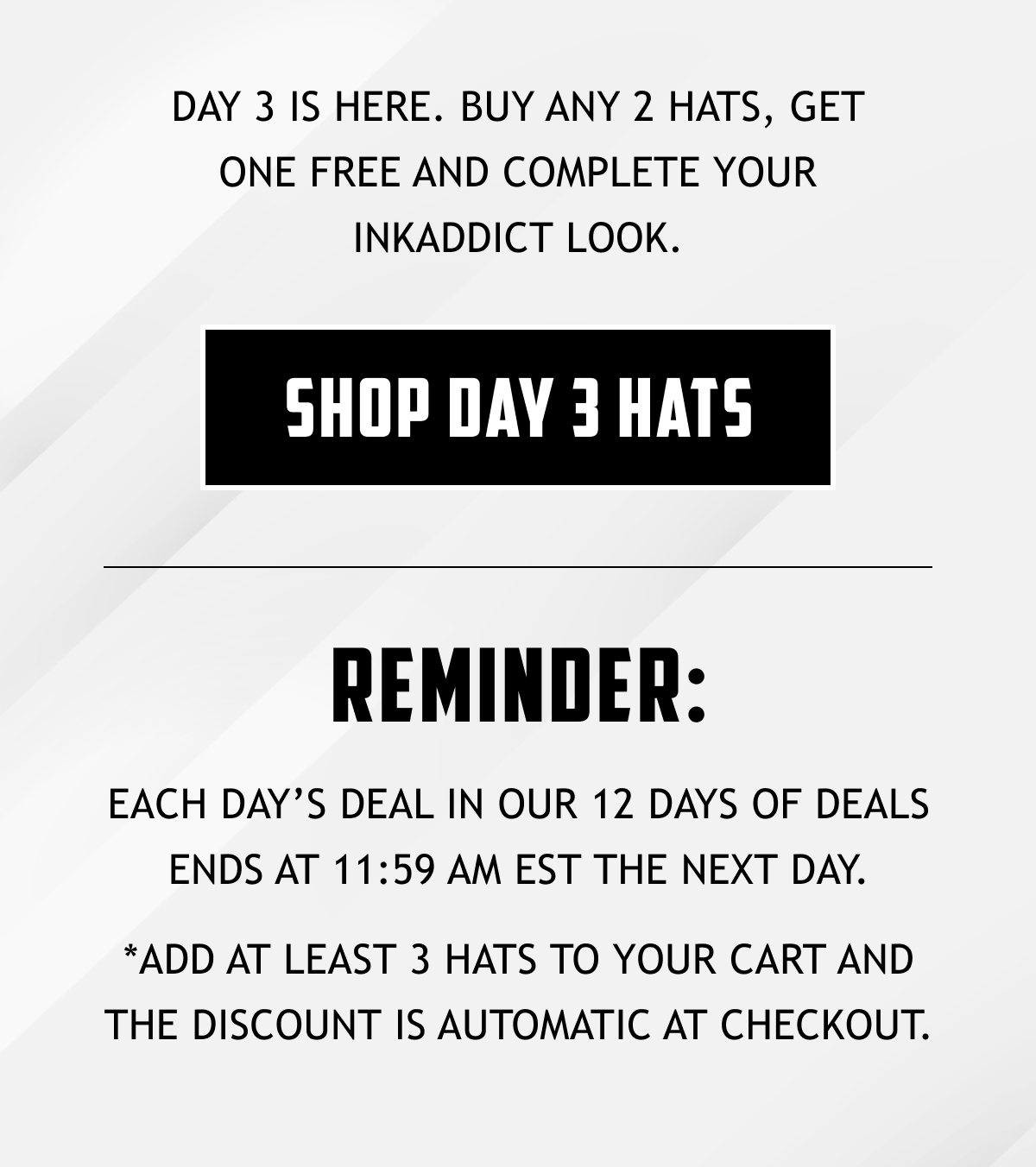 Shop Day 3 Hats