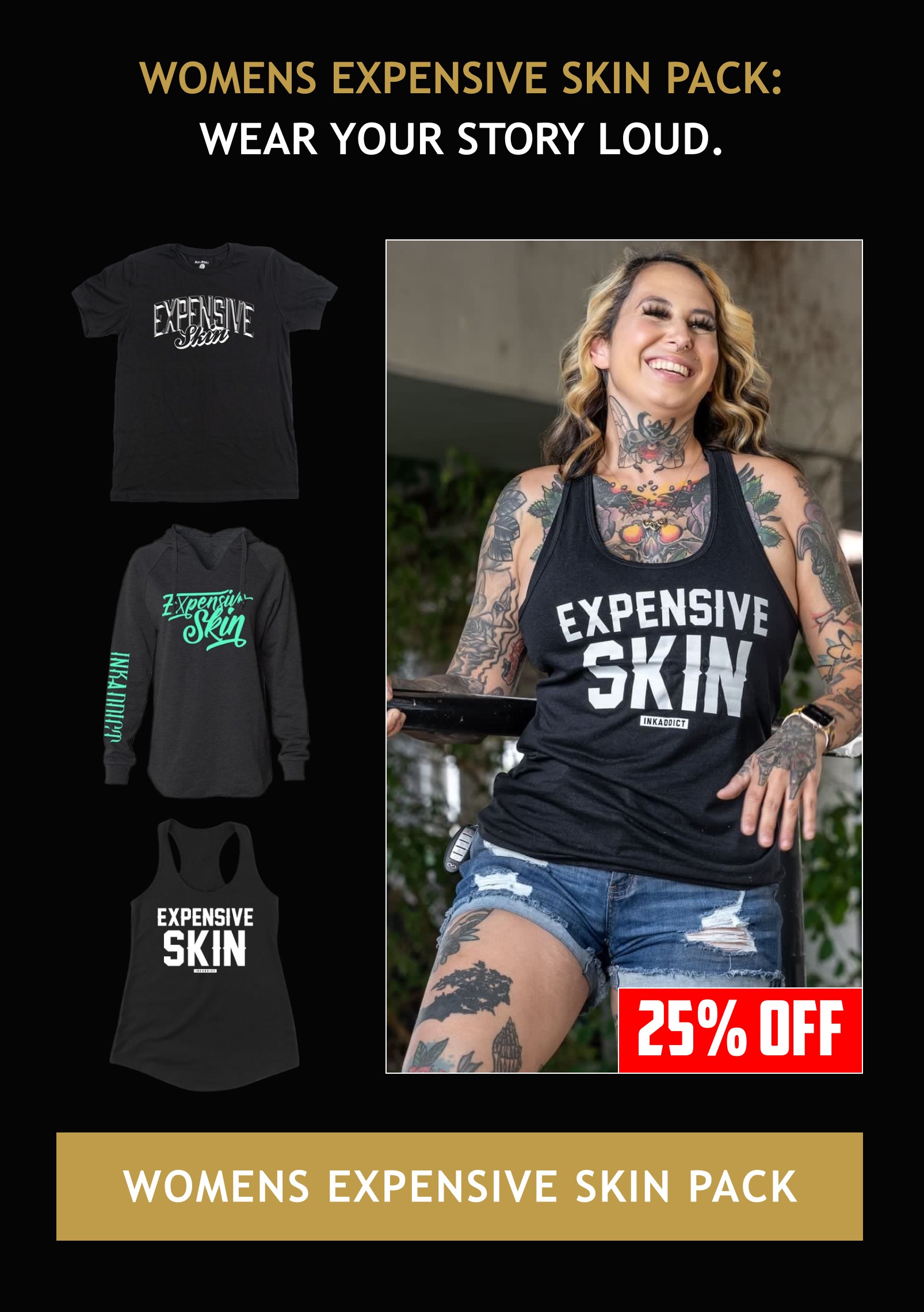 Women's Expensive Skin Pack