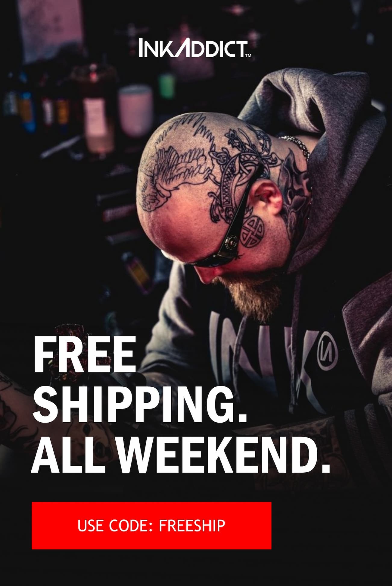 FREE SHIPPING. ALL WEEKEND.