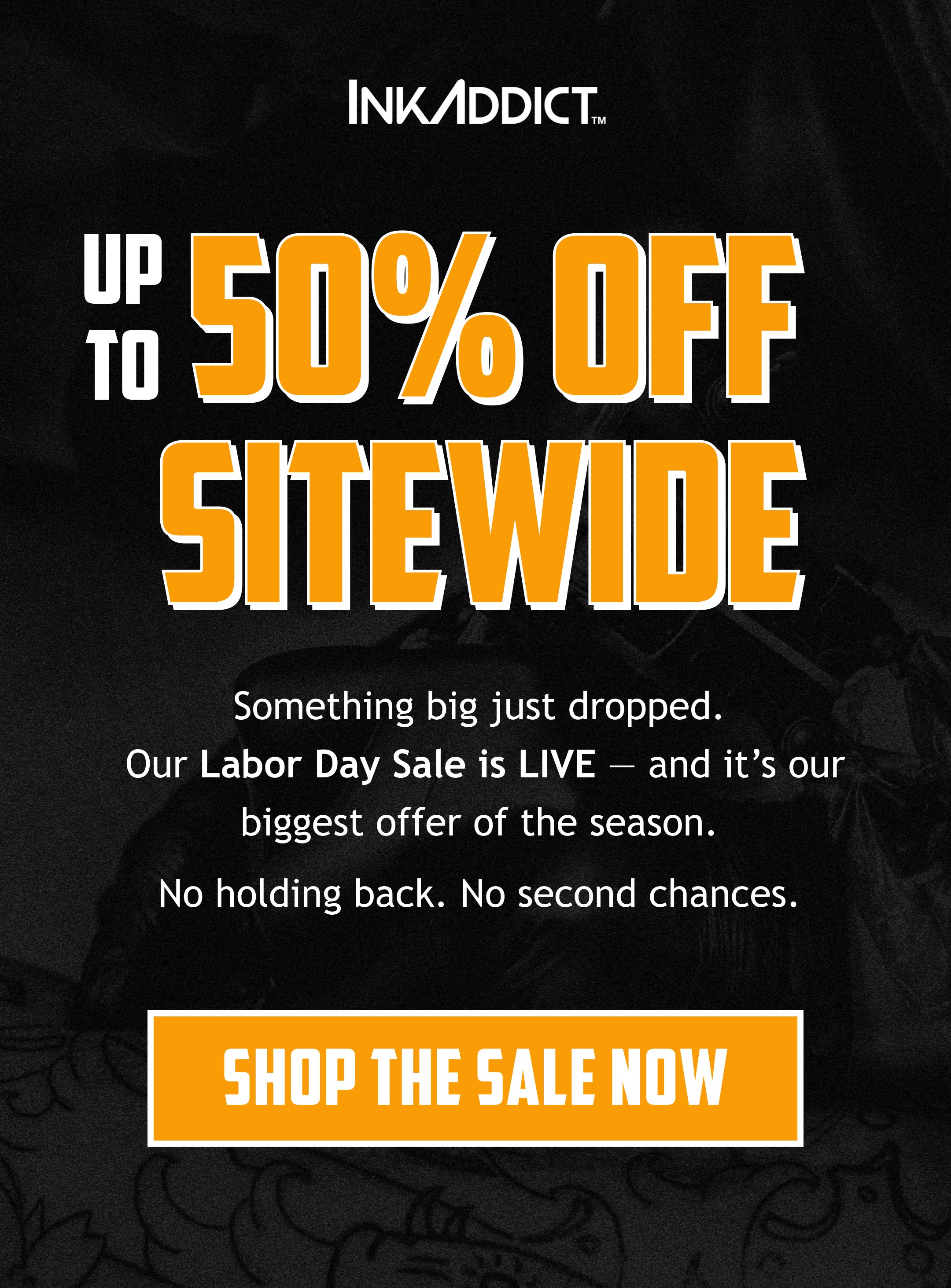 Labor Day Sale is LIVE: UP TO 50% OFF SITEWIDE