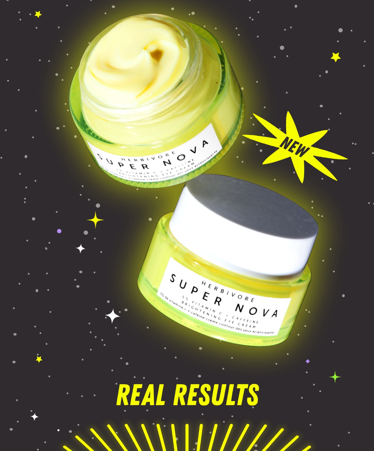 Introducing SUPER NOVA Brightening Eye Cream 🤩 Herbivore Botanicals