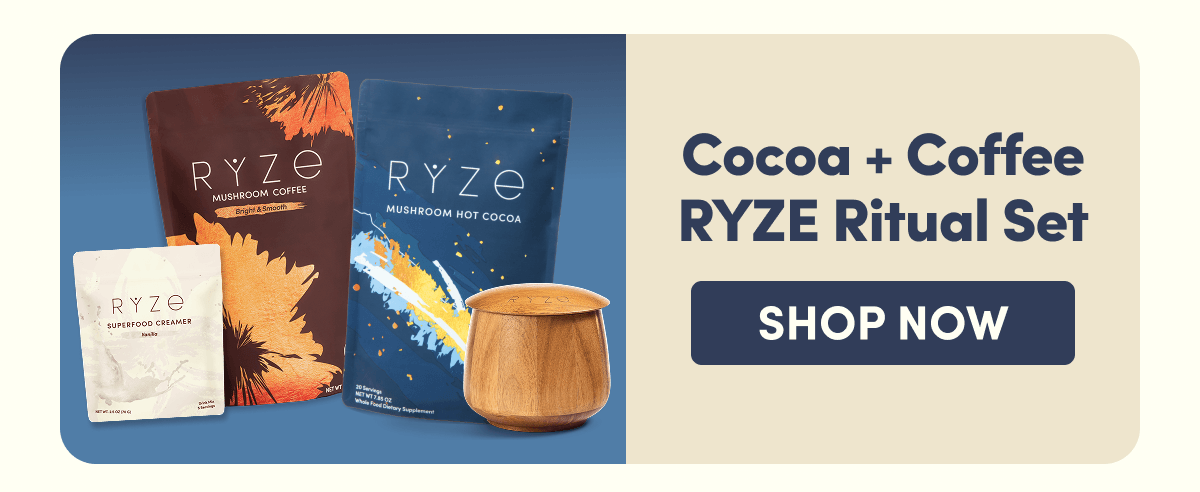 Cocoa + Coffee RYZE Ritual Set | Shop Now