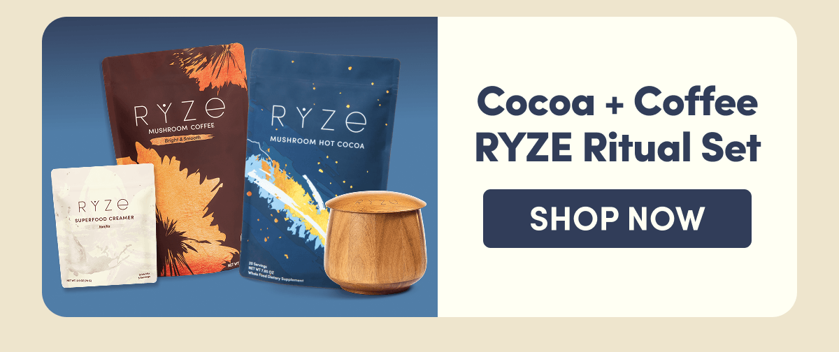 Cocoa + Coffee RYZE Ritual Set | Shop Now
