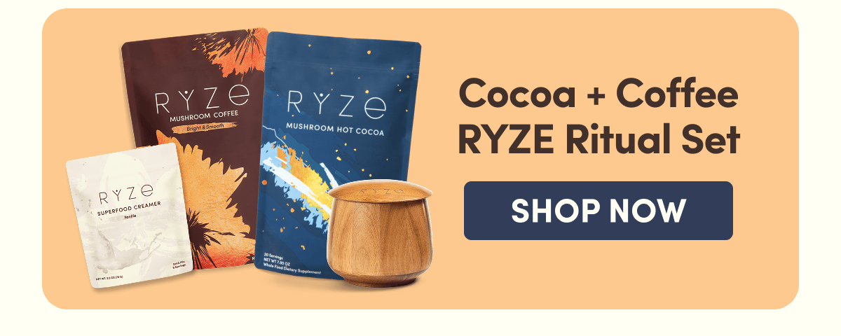 Cocoa + Coffee RYZE Ritual Set | Shop Now