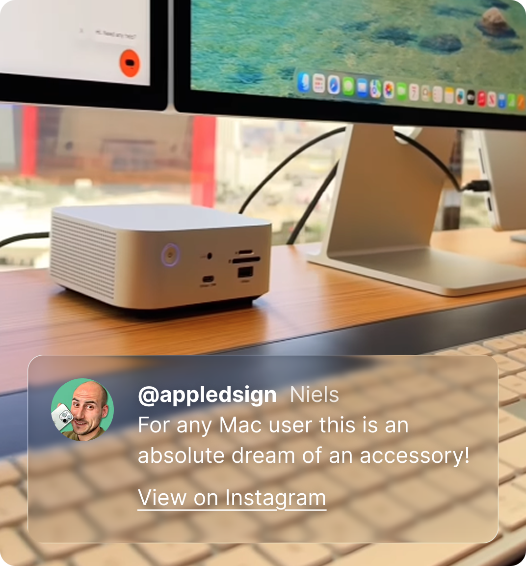 @appledsign  Niels For any Mac user this is an absolute dream of an accessory! View on Instagram
