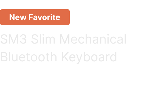 Container SM3 Slim Mechanical Bluetooth Keyboard
