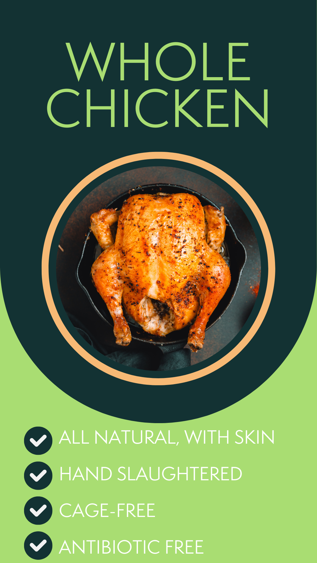 Delicious Whole Chickens for Your Meal🐓 Boxed Halal