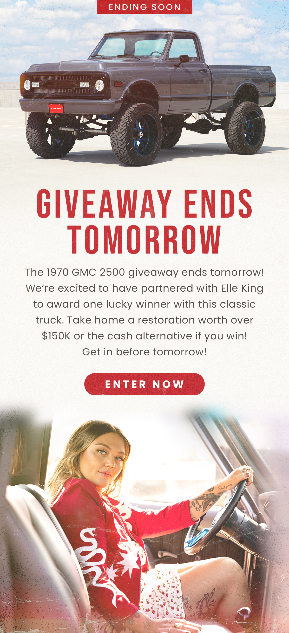 Win a GMC 2500 - Enter Now