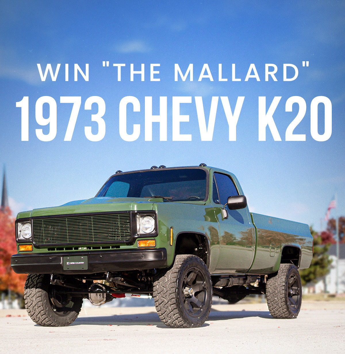 Win This 1973 Chevy K20 - Enter Now