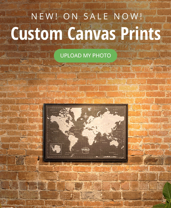 Custom Canvas Prints are here! Conquest Maps