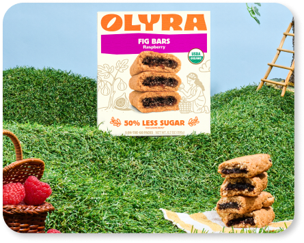Box of Olyra Fig Bars at Whole Foods Market