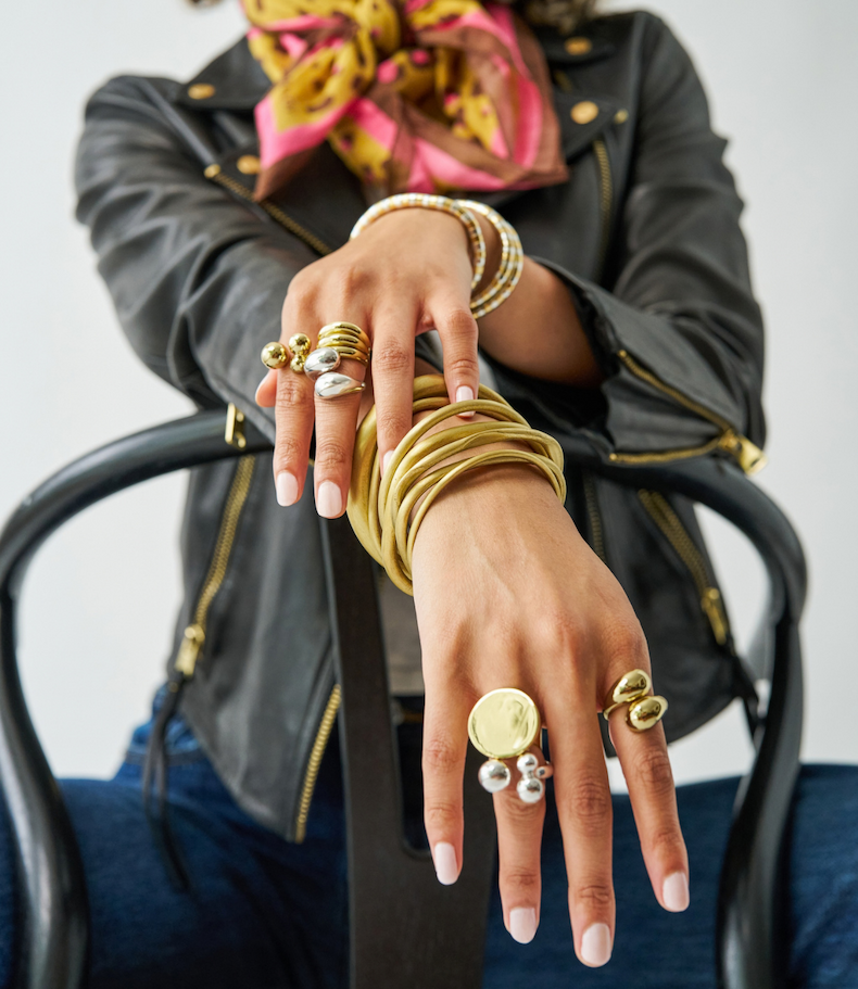 Image of model with ring stack