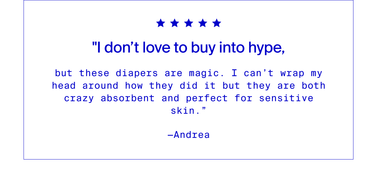 I don't love to buy into hype