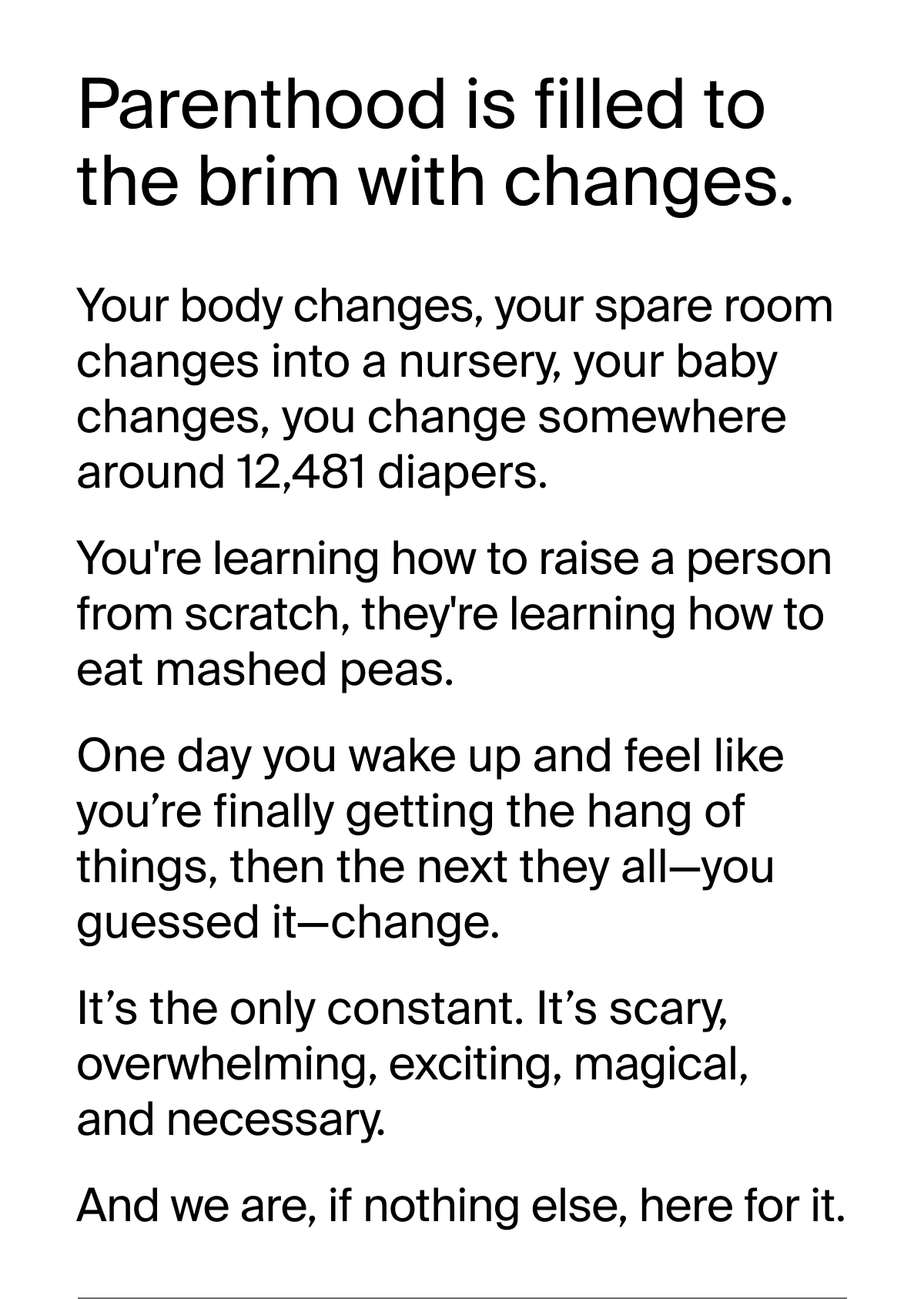 Change is the only constant in parenting Coterie