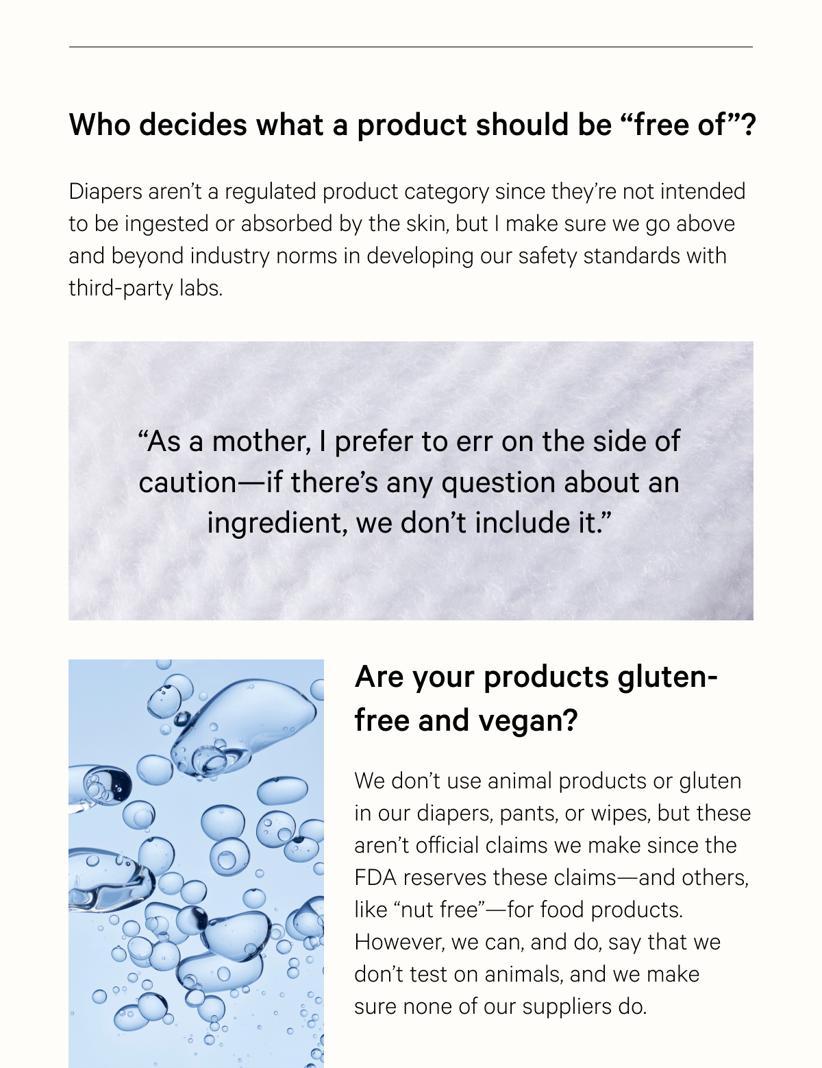 What's inside your diaper? Coterie