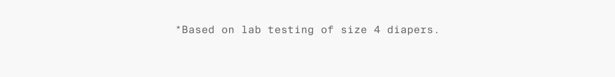 Based on lab testing versus leading brands in a 2023 consumer test conducted by an independent research agency.