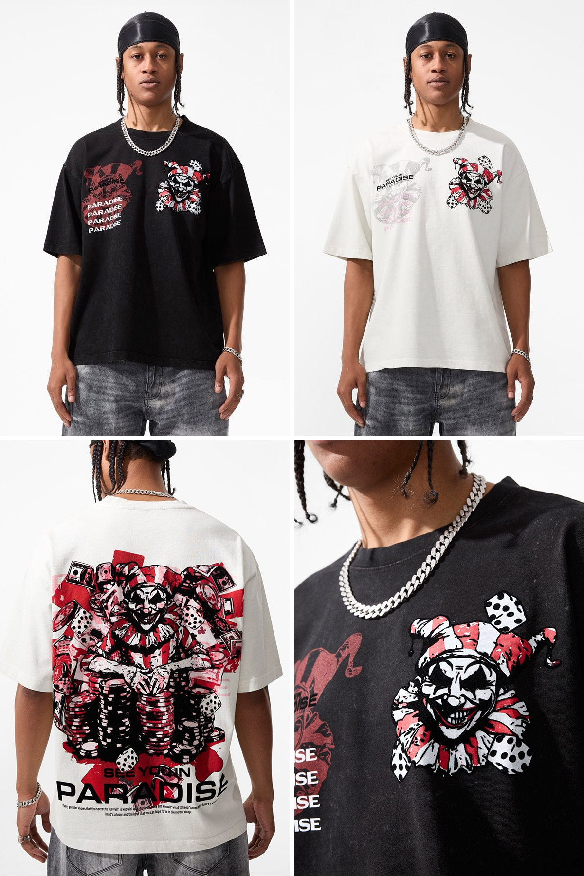  BEAT THE ODDS CROPPED BOXY T-SHIRT