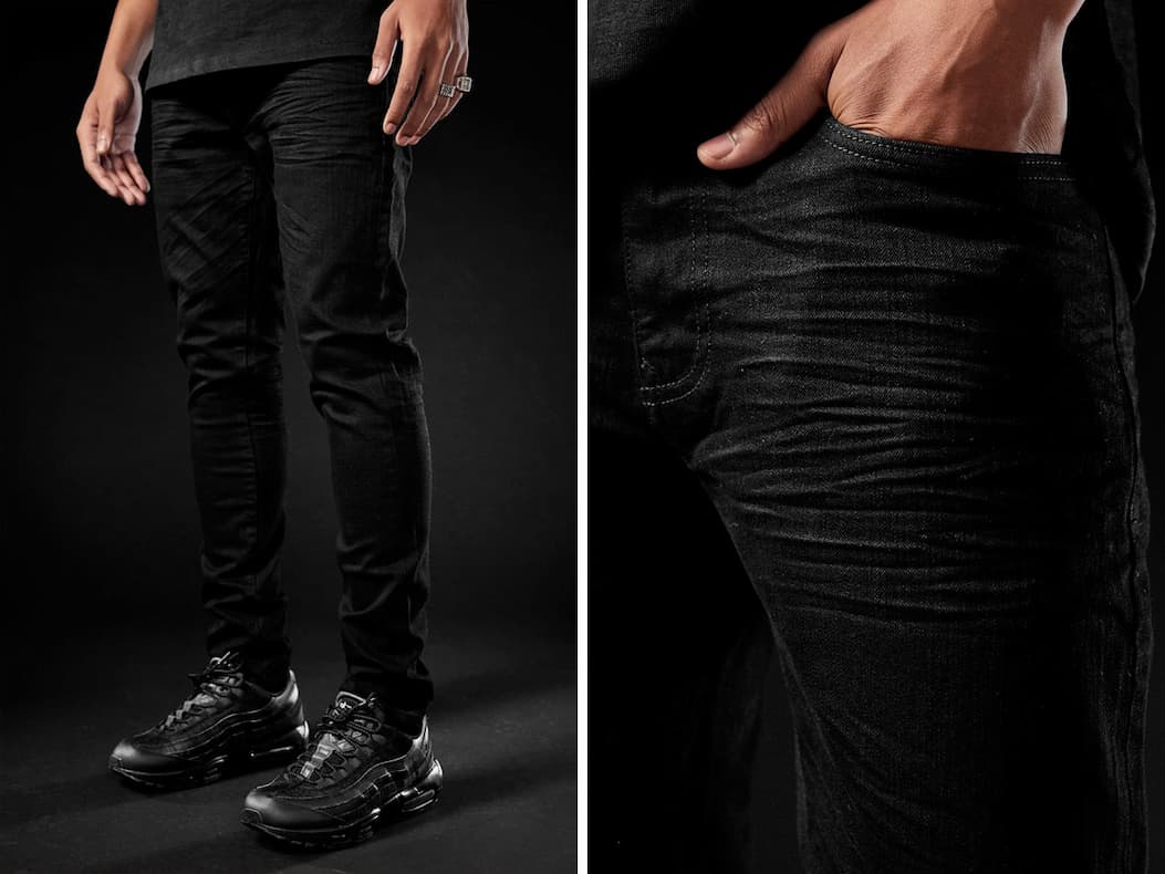 SEAN - PURE TRIBECA TWILL PANTS (BLACK)