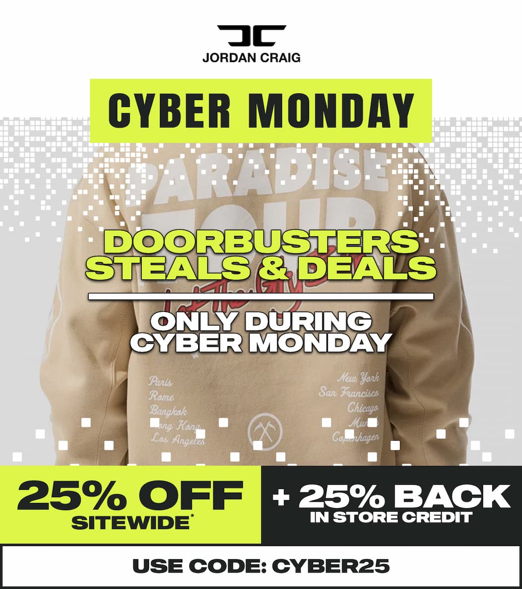 Cyber Monday: 25% off sitewide + 25% back in store credit with code CYBER25